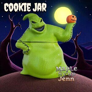 Disney Oogie Boogie Cookie Jar Halloween Nightmare Before Christmas NWT
